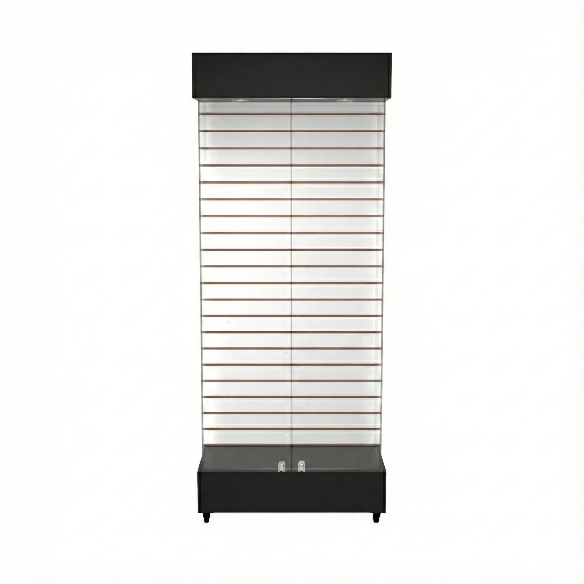 Vitrina 80x40 Ranurado SB Negro