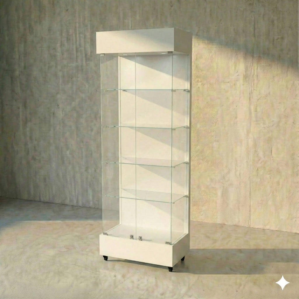 Vitrina 80x40 Liso SB Blanco