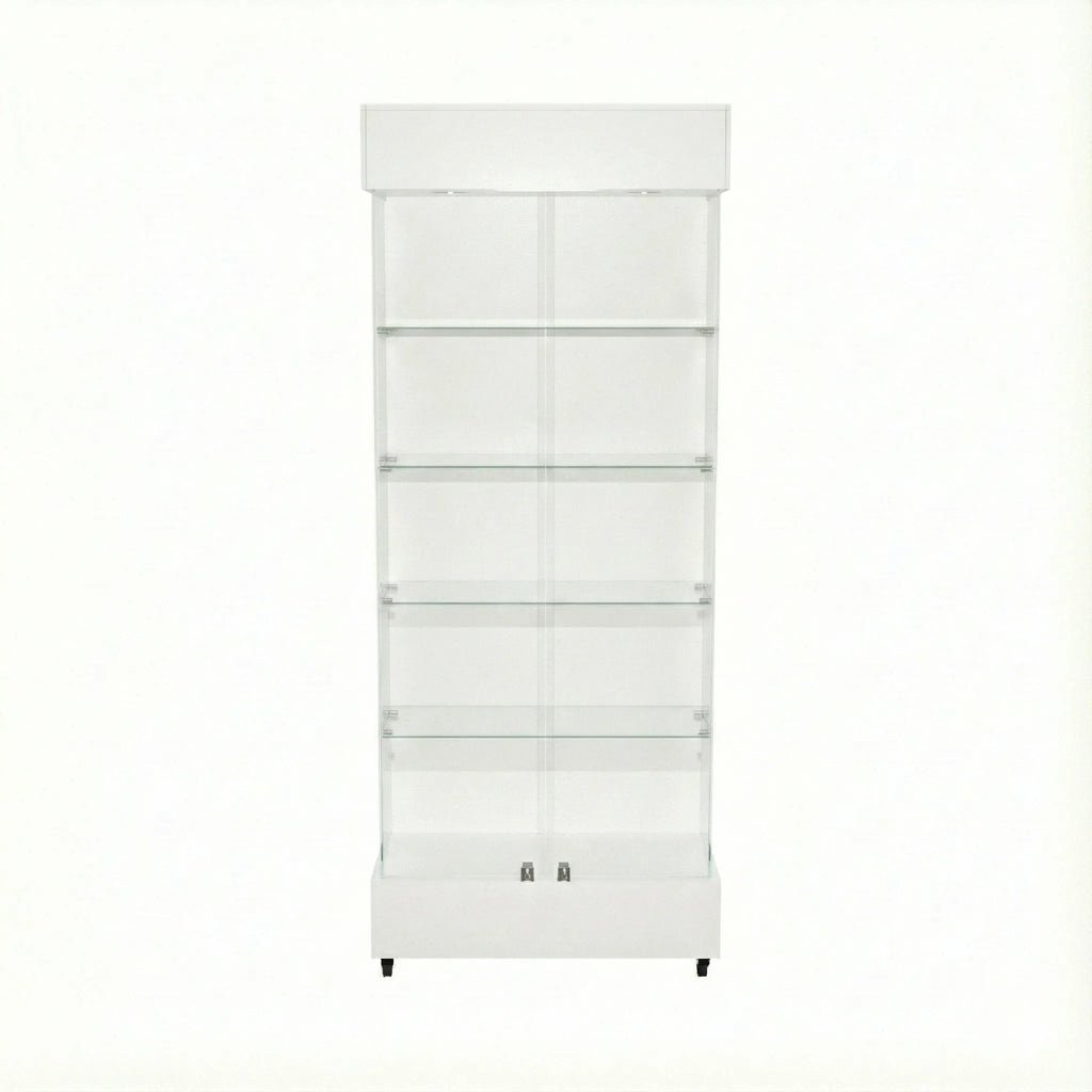 Vitrina 80x40 Liso SB Blanco