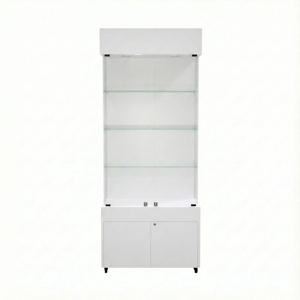 Vitrina 80x40 Liso CB Blanco