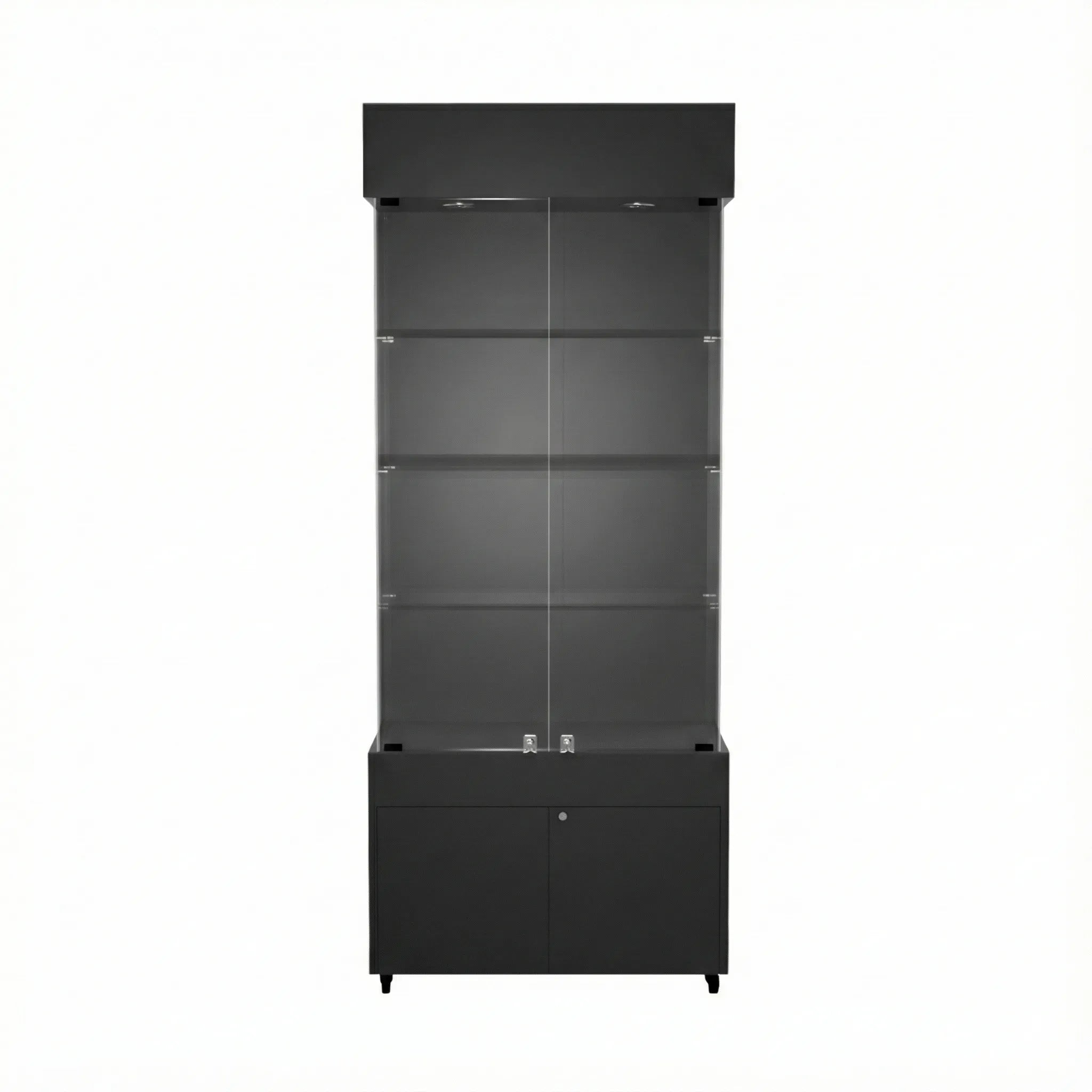 Vitrina 80x40 Liso CB Negro