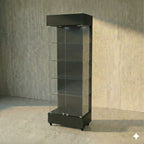 Vitrina 80x40 Liso SB Negro