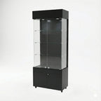 Vitrina 80x40 Liso CB Negro
