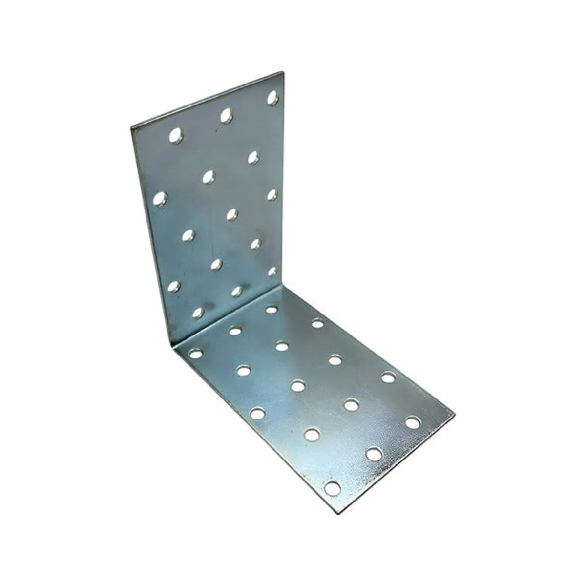 Pack 12 Escuadras Soporte Esquinero Muebles 100x100x60x2mm Plateado