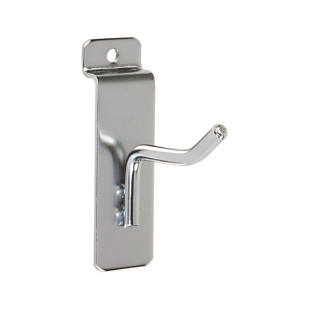 Ganchos Para Panel Ranurado De 5cm, 40 Unidades Cromo