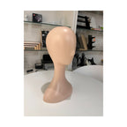 Cabeza Maniquí Exhibidora Pelucas Sombreros Color Beige
