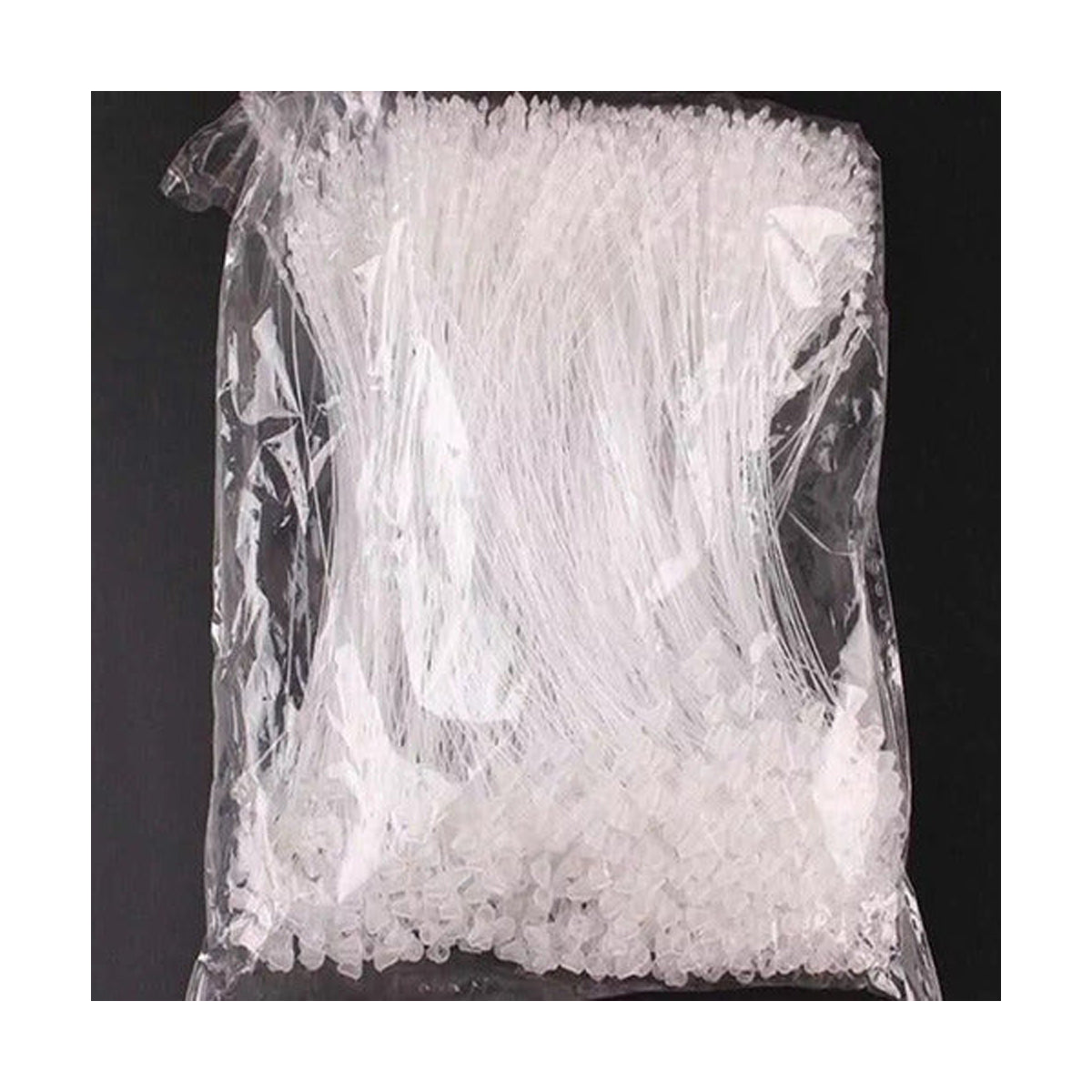 Hilos De Seguridad Plásticos Para Etiquetas 75mm Blanco, 1000 Unidades