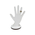Exhibidor En Forma De Mano Para Anillos Blanco
