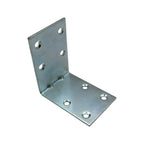 Pack 12 Escuadras Soporte Esquinero Muebles 50x50x40x2mm Plateado
