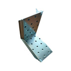 Pack 12 Escuadras Soporte Esquinero Muebles 100x100x60x2mm Plateado