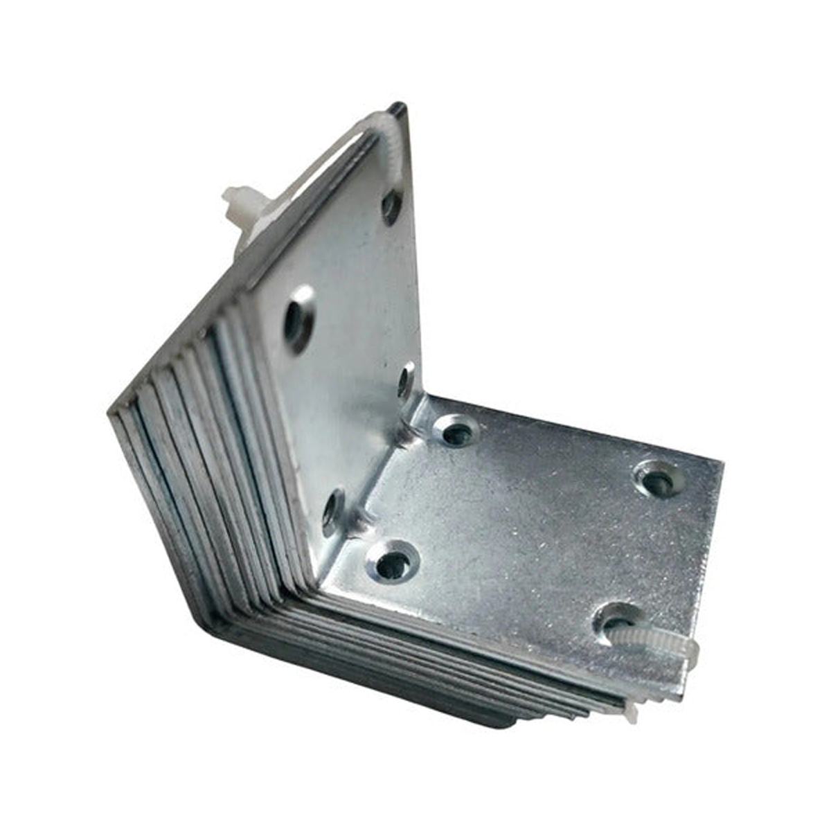 Pack 12 Escuadras Soporte Esquinero Muebles 50x50x40x2mm Plateado