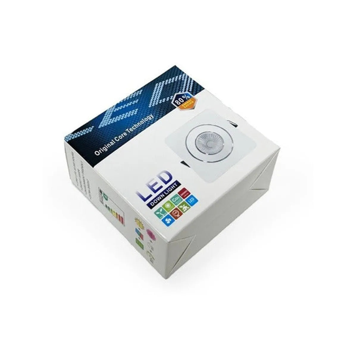 Foco Fijo Led Plafón Redondo Empotrado 5w Luz Blanca Blanco