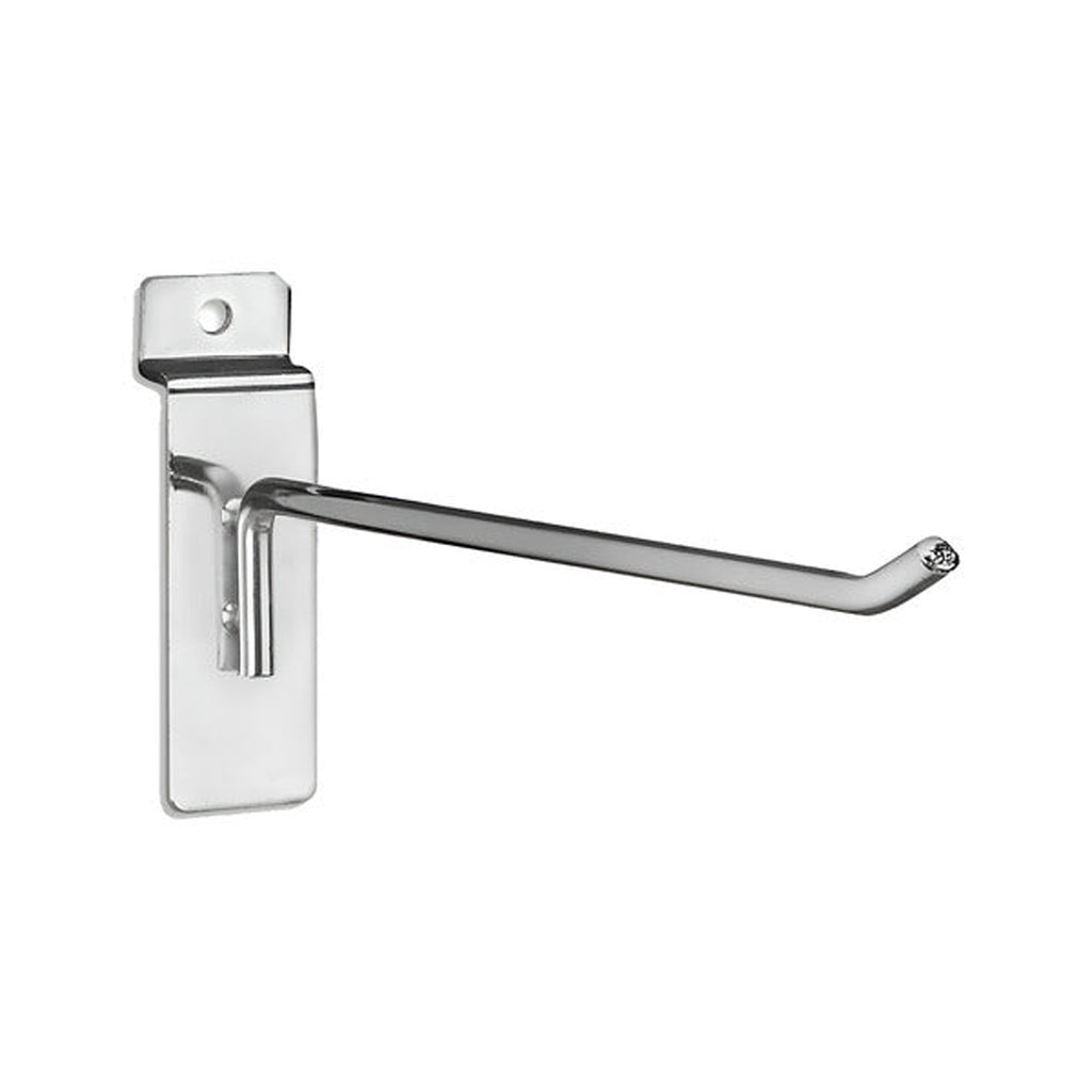 Ganchos Para Panel Ranurado De 30cm, 40 Unidades Cromo