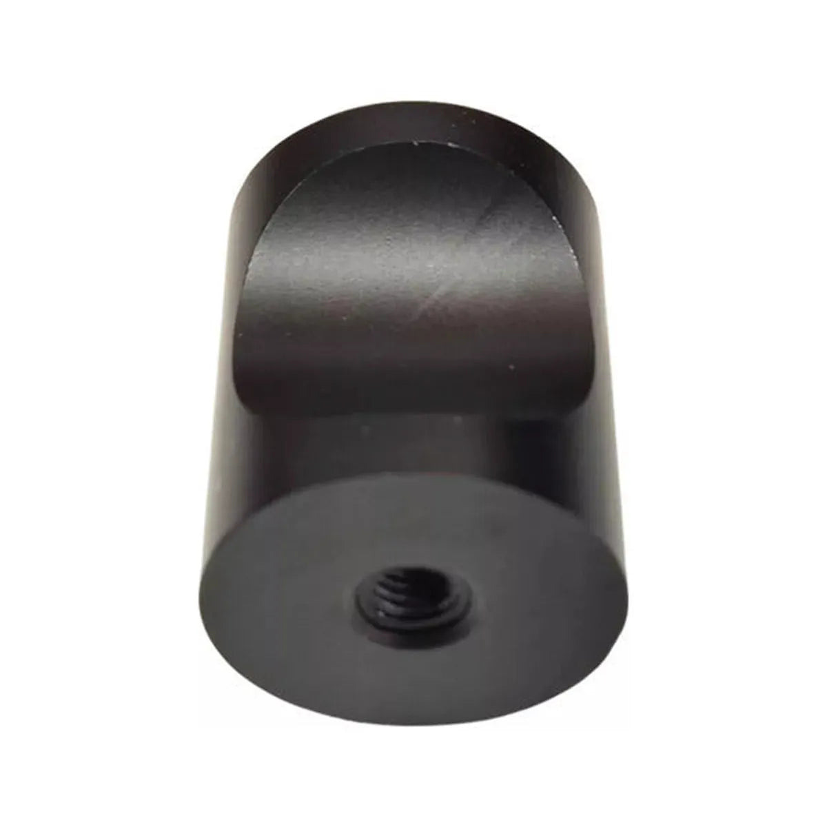 Pack 2 Tirador Negro Mate Perilla Balin + Tornillo Negro Lisa