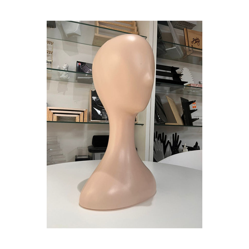 Cabeza Maniquí para Pelucas Sombreros Pack 3, Negro-Blanco-Beige