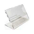Portaprecios Compartimiento Acrílico 7x5cm Blanco, 10 Unidades