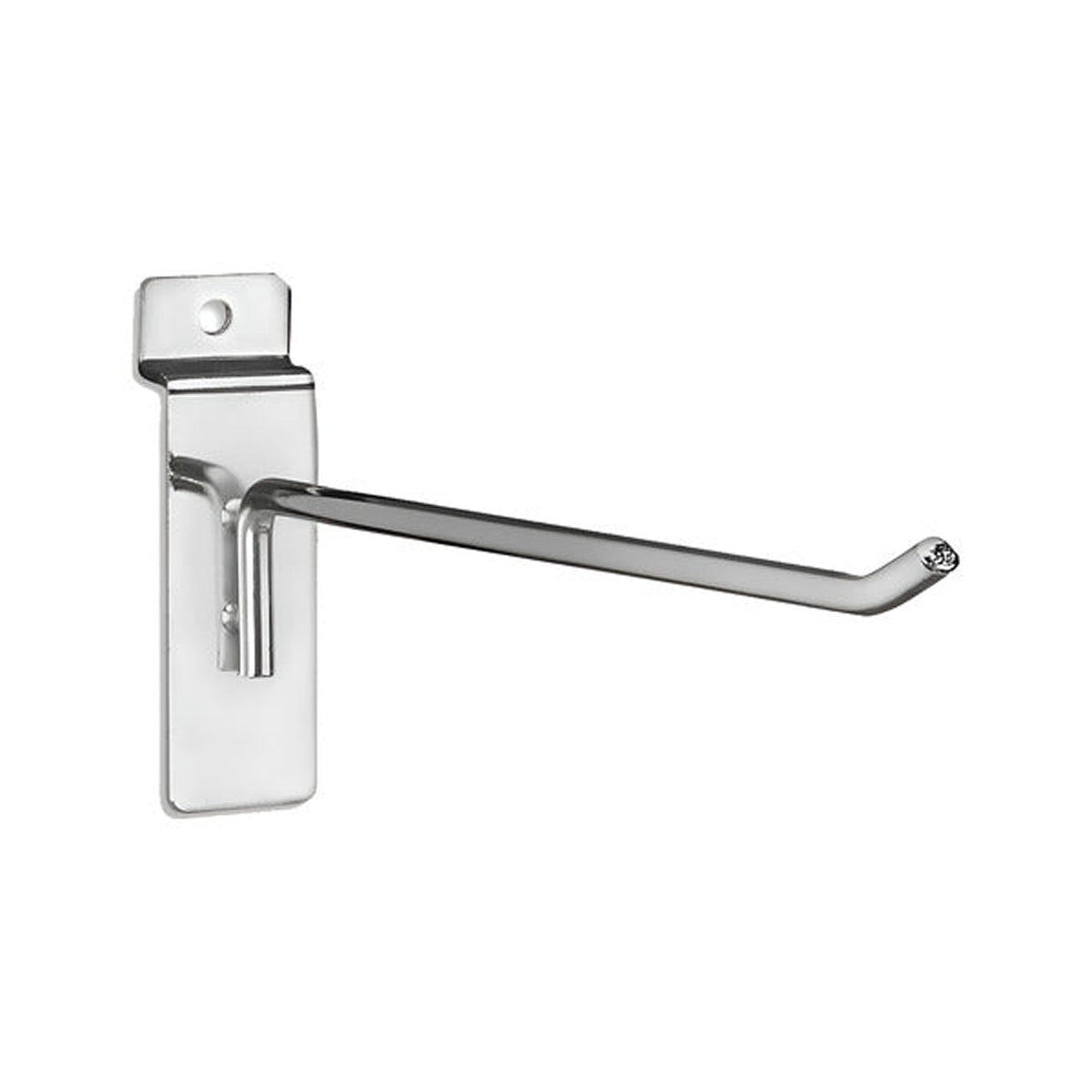 Ganchos Para Panel Ranurado De 35cm, 40 Unidades Cromo