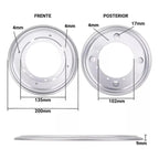 Base Giratoria Redonda Acero 20 cm