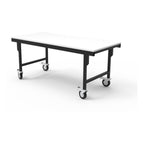 Mesón De Trabajo Reforzado Pro Con Ruedas 160x70cm