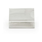 Portaprecios Compartimiento Acrílico 7x5cm Blanco, 10 Unidades