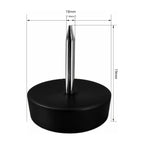 Patín Deslizador Con Clavo Negro 18mm 100 Unidades