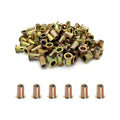 Pack 50 Tuercas Remachable M6 Cabeza Plana