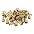 Pack 50 Tuercas Remachable M6 Cabeza Plana