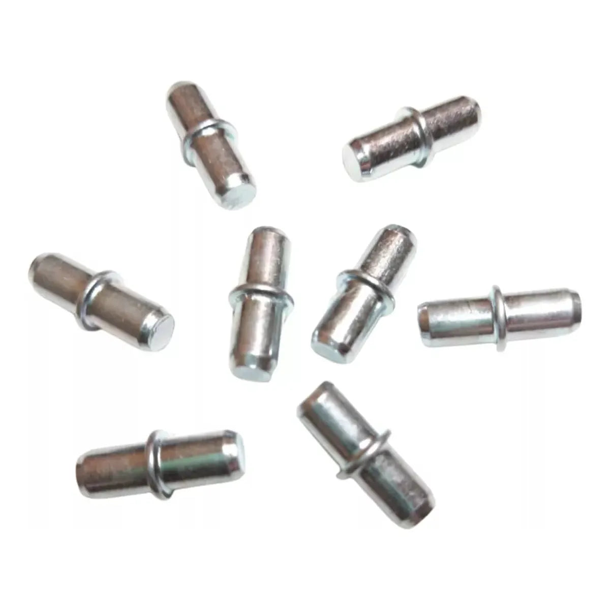 Pack 100 Soporte Repisas Duplos Niquelados