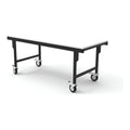 Mesón De Trabajo Reforzado Pro Con Ruedas 180x80cm