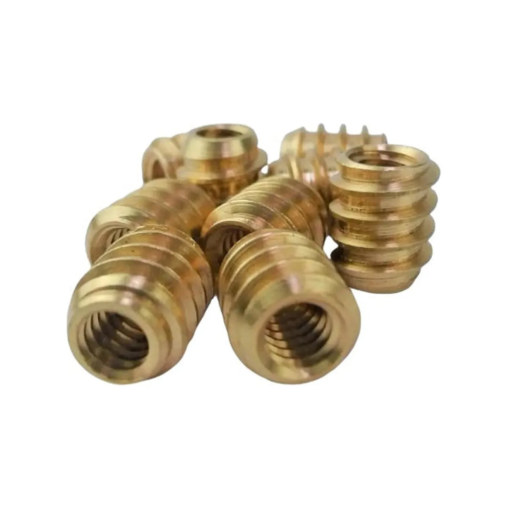 Insertos Enroscados Para Madera 3/8. 12 Unidades