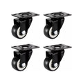 Pack 4 Ruedas Giratorias 2pulg Con Rodamiento