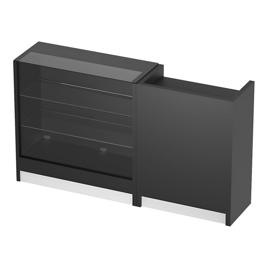 Vitrina Mostrador + Mueble De Caja 192x43x106cm