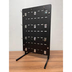 Exhibidor Ranurado  Melaminico 40x60 + 9 Gancheras De 10 Cm