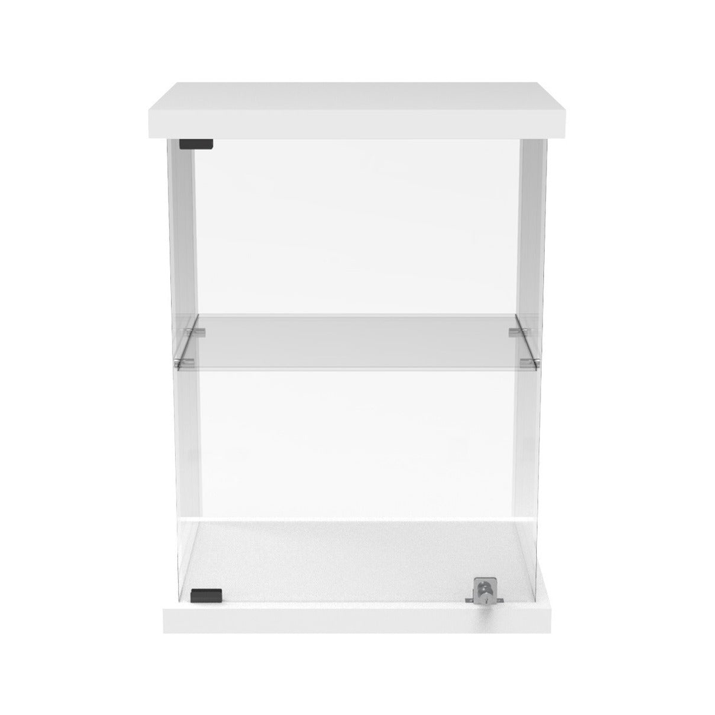 Vitrina Panorámica Para Mesa Con Una Repisa 50x35x66cm