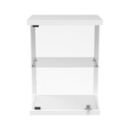 Vitrina Panorámica Para Mesa Con Una Repisa 50x35x66cm