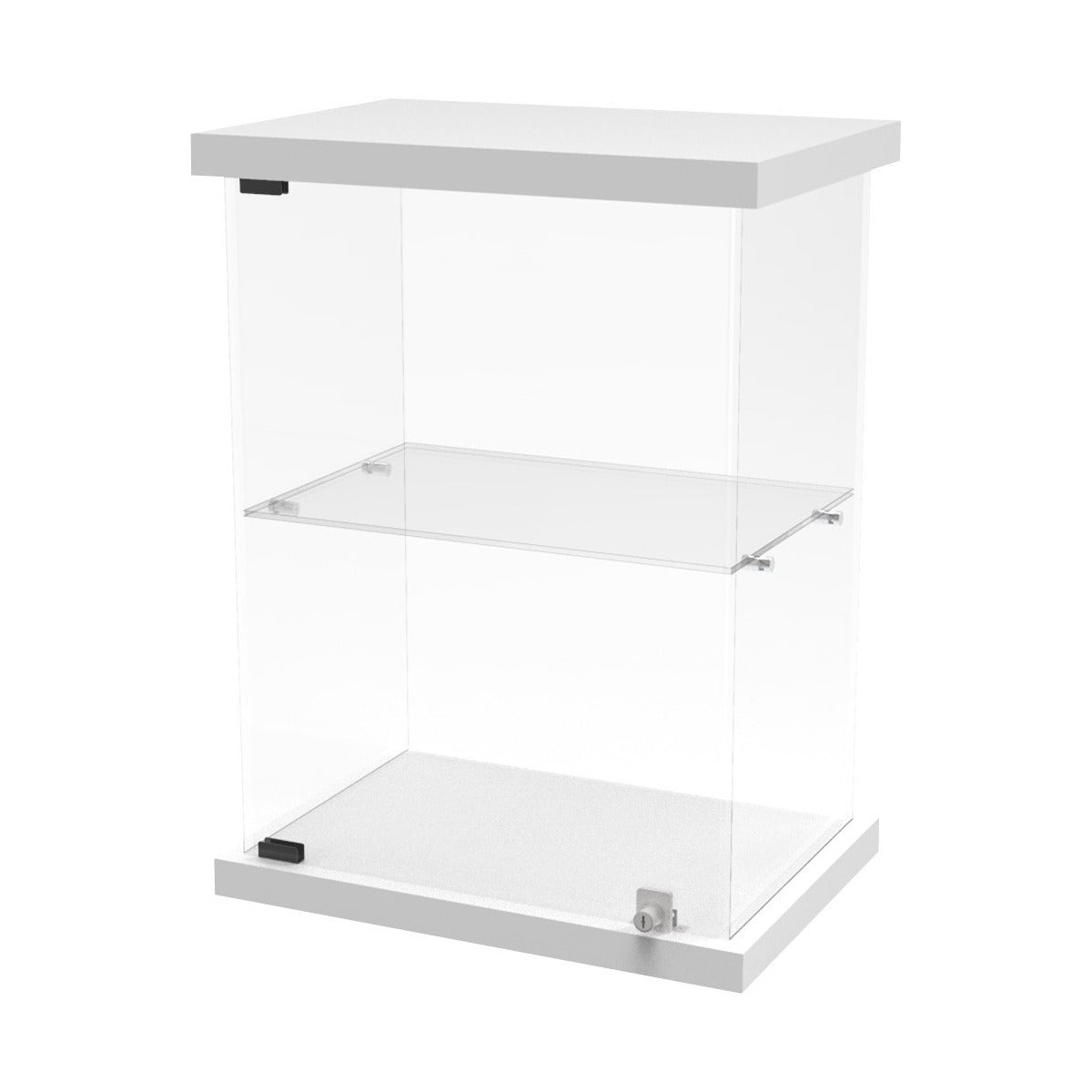 Vitrina Panorámica Para Mesa Con Una Repisa 50x35x66cm