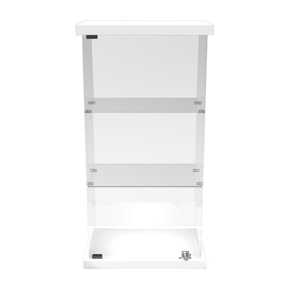 Vitrina Panorámica Para Mesa Con Dos Repisas 50x35x96cm