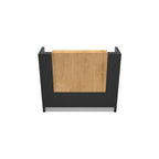 Mesón De Recepción Cerrado Con Mueble De Apoyo 136x46x112cm