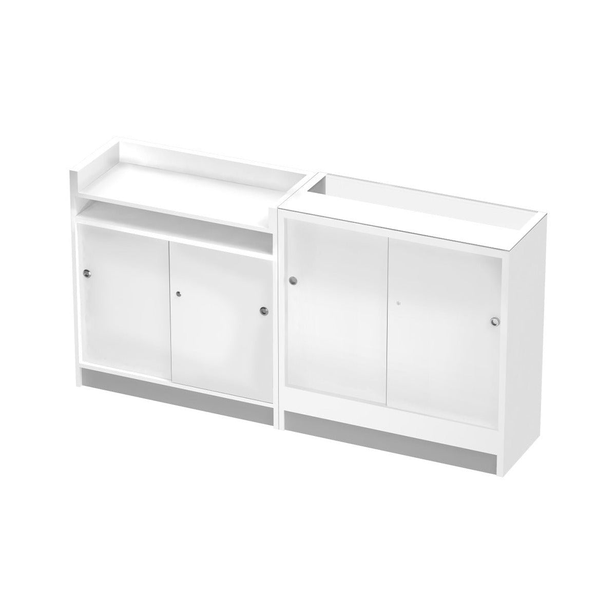 Vitrina Mostrador + Mueble De Caja 212x43x106cm