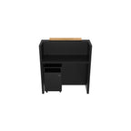 Mesón De Recepción Cerrado Con Mueble De Apoyo 106x46x112cm