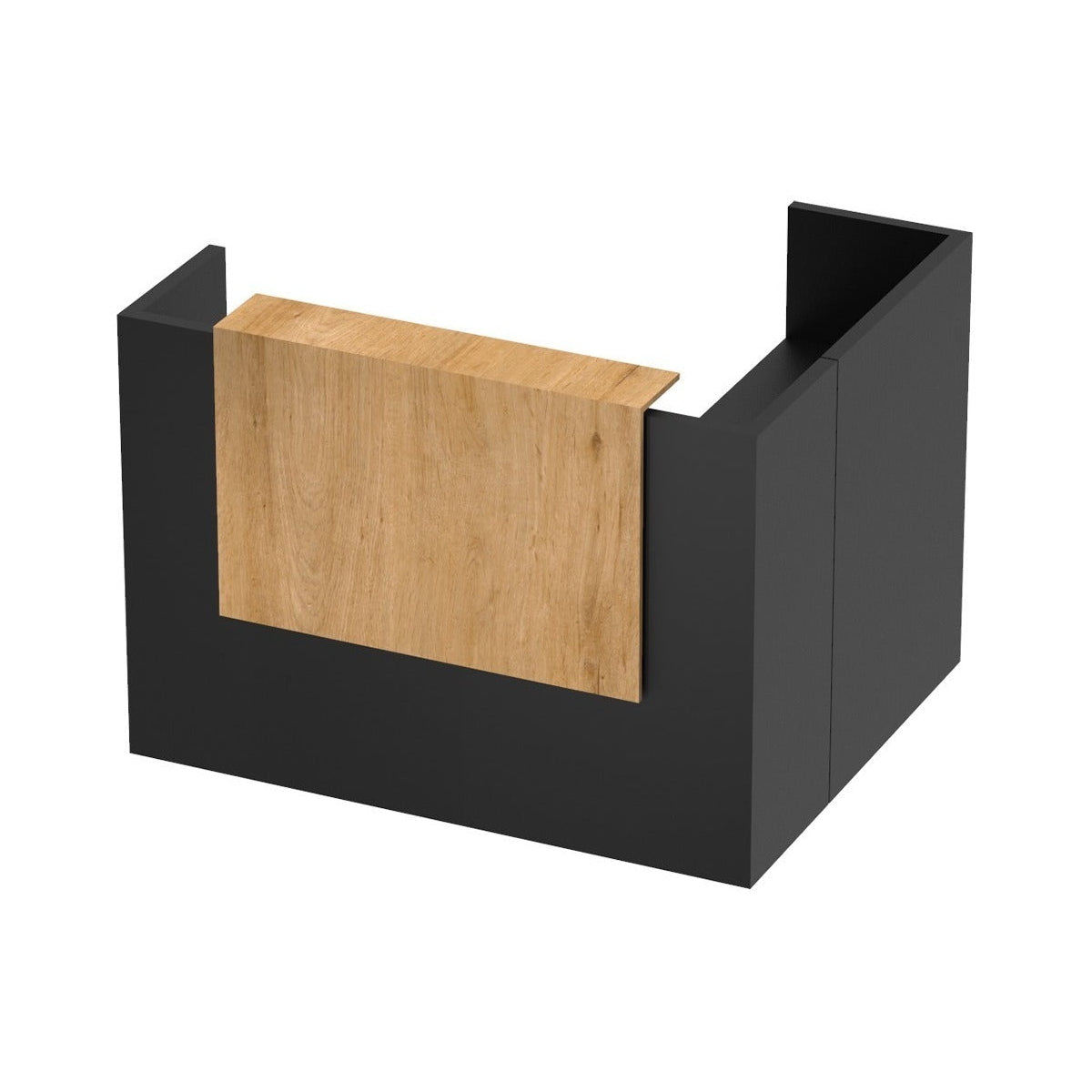 Mesón Recepción L Cerrado Con Mueble De Apoyo 156x136x112cm