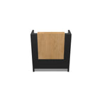 Mesón De Recepción Cerrado Con Mueble De Apoyo 106x46x112cm