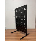 Exhibidor Ranurado  Melaminico 40x60 + 9 Gancheras De 10 Cm