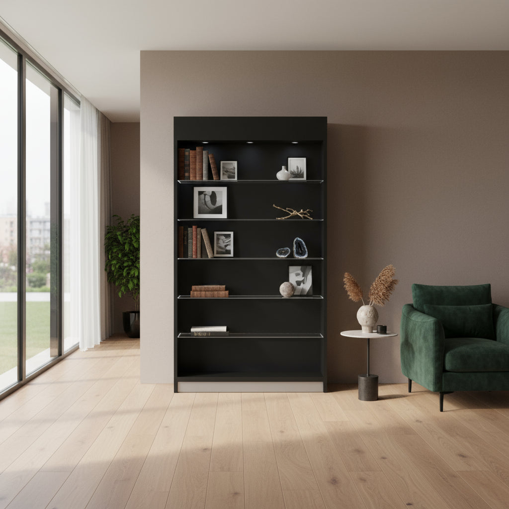 Trasera Estante Para Exhibición 126x30x230cm