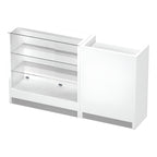Vitrina Mostrador + Mueble De Caja 192x43x106cm