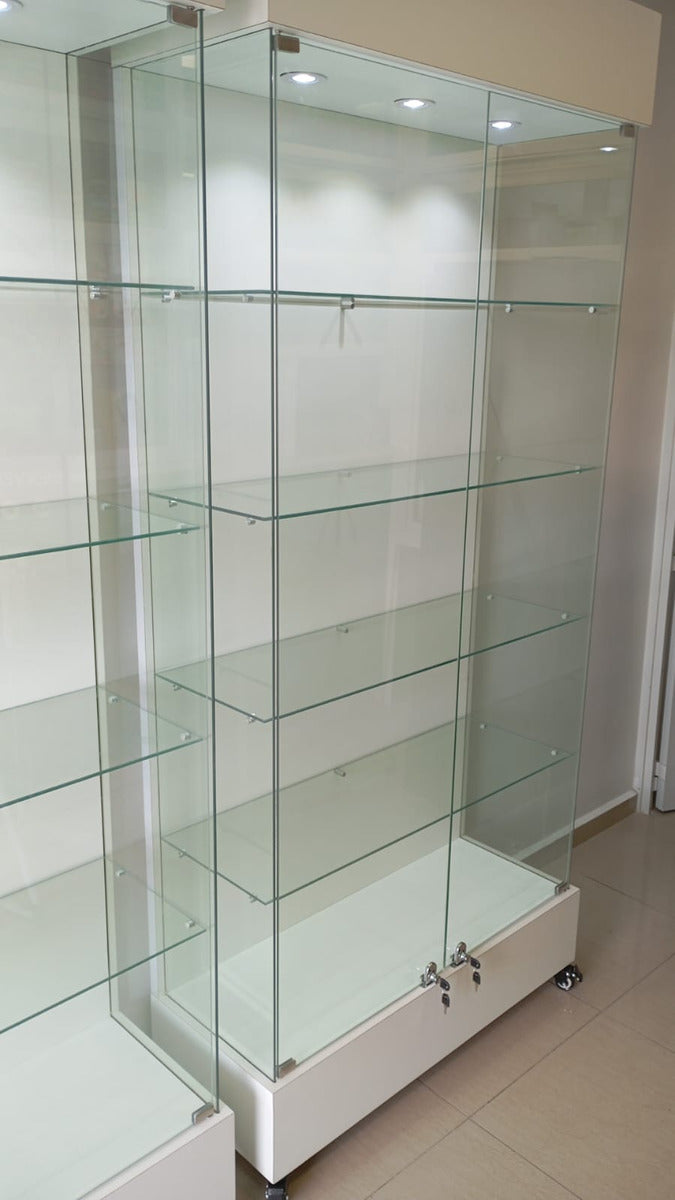 Vitrina Mural Con Repisas Para Exhibición 120x40x196cm