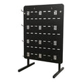 Exhibidor Ranurado  Melaminico 40x60 + 9 Gancheras De 10 Cm