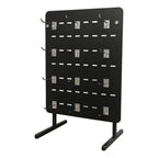 Exhibidor Ranurado  Melaminico 40x60 + 9 Gancheras De 10 Cm