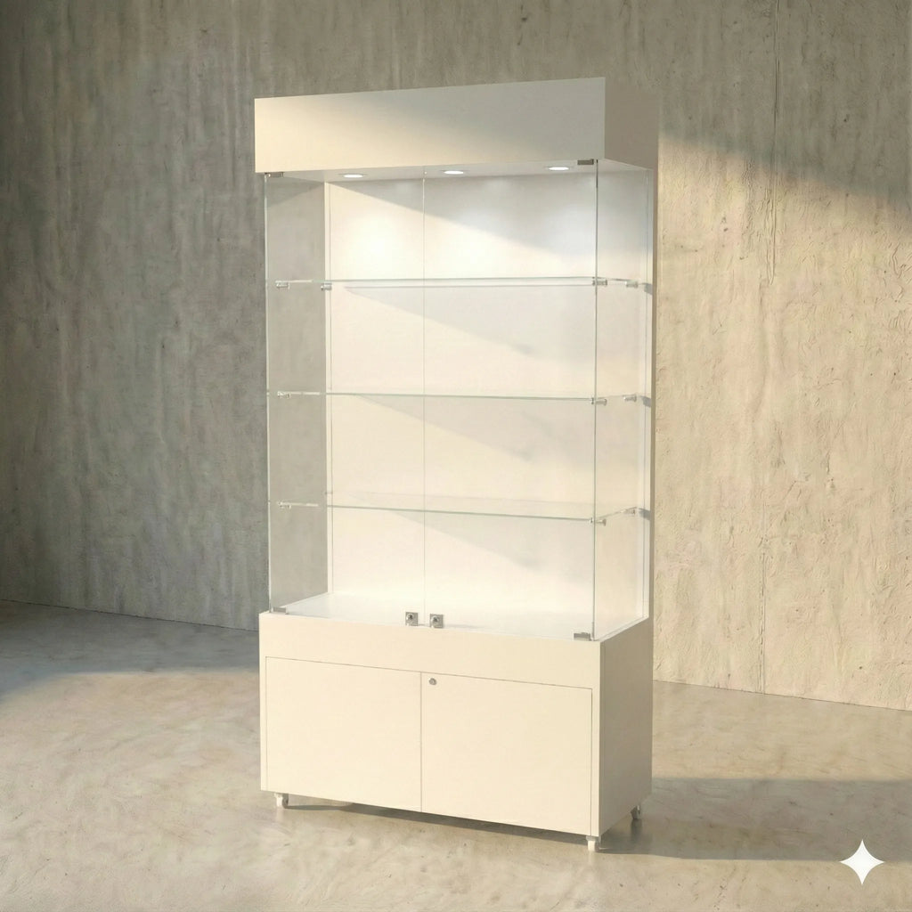 Vitrina 100x40 Liso CB Blanco