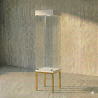 Vitrina Panorámica Para Exhibición Con Base Metal 40x40x180